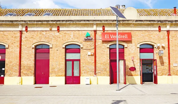 Σταθμός Τρένου Vendrell Tarragona Catalunya Ισπανία Ευρώπη — Φωτογραφία Αρχείου