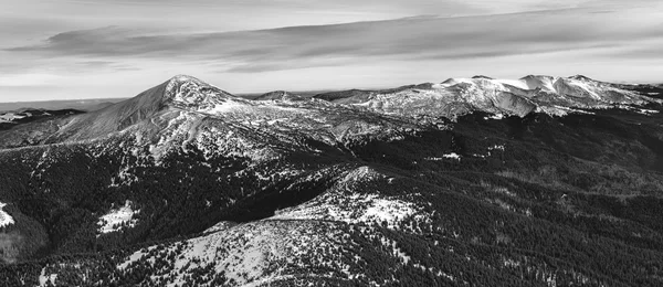 Černá Hora (chornohora ukrajinský, polský. czarnohora) - vysoká — Stock fotografie