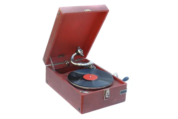 Retro-Grammophon — Stockfoto