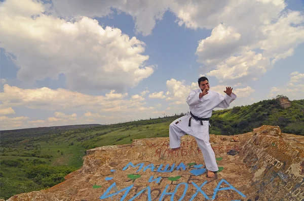 Teacher shitoryu karate-do — Stock Photo, Image