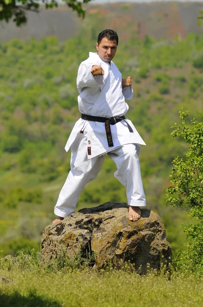 Teacher shitoryu karate-do — Stock Photo, Image