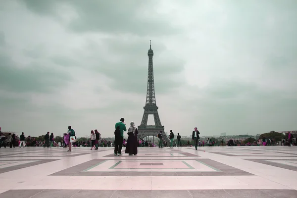 Wieża Eiffel, Paryż, — Zdjęcie stockowe