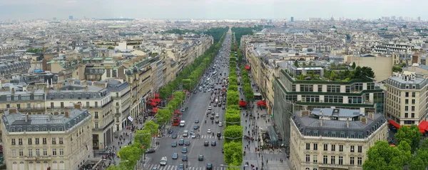 Champs Elysees en Paris Francia —  Fotos de Stock