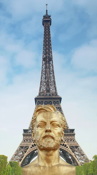 巴黎埃菲尔铁塔, — 图库照片