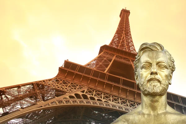 巴黎埃菲尔铁塔, — 图库照片