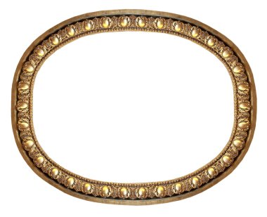 altın antika çerçeve