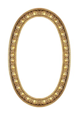 altın antika çerçeve