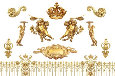 versailles Kalesi'ne altın detay