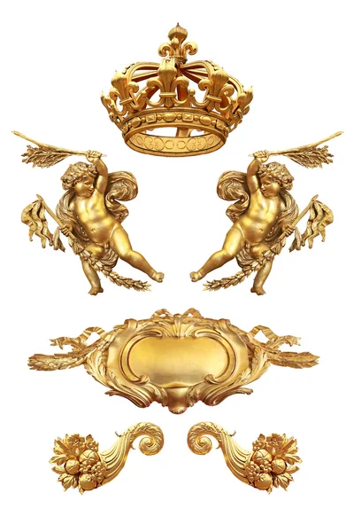 Złoty detal do Pałacu Wersalskiego — Zdjęcie stockowe