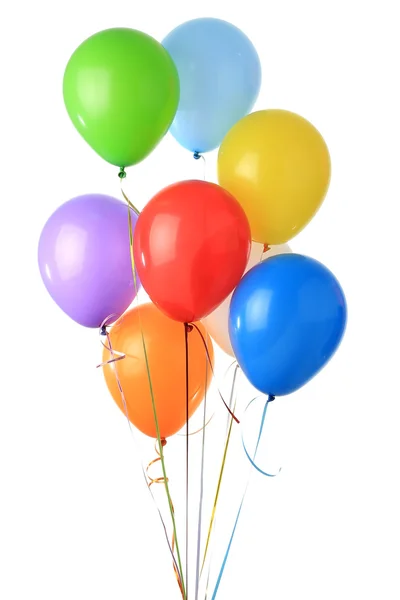 Färg glänsande ballonger — Stockfoto
