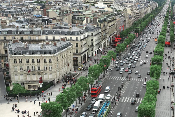 Champs Elysees a Parigi Francia — Foto Stock