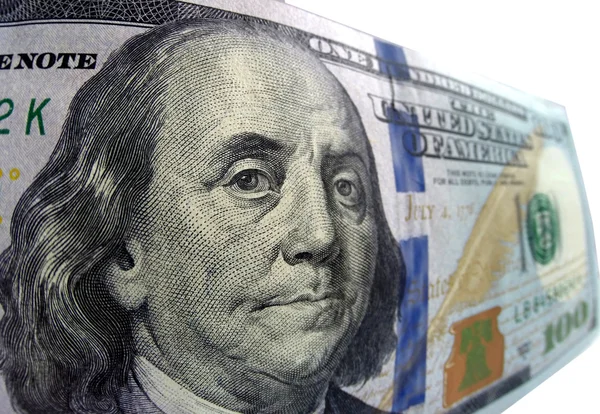 Hundred dollar bill — Stock Photo, Image