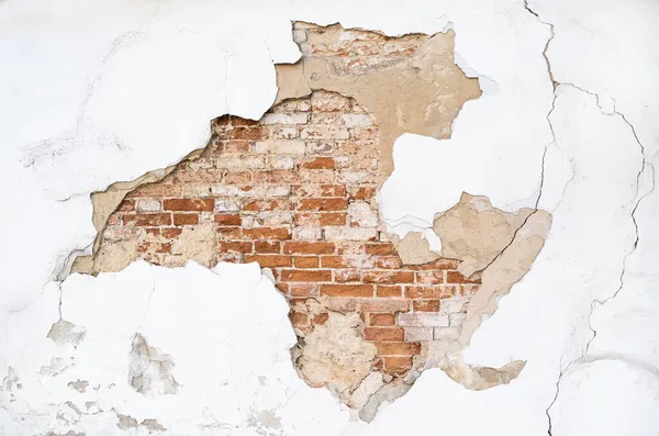 Tuğla Desenli Eski Duvar — Stok fotoğraf