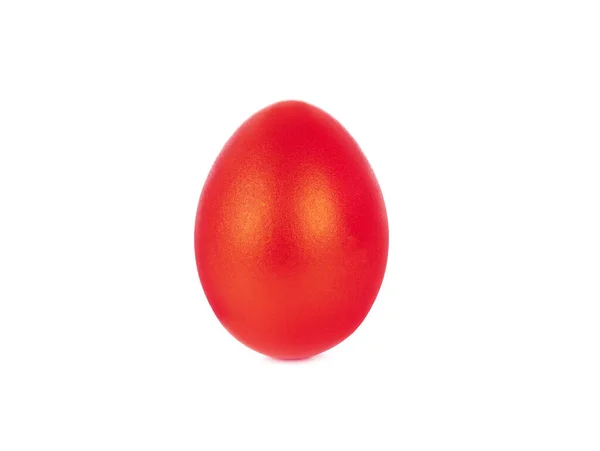 Red Egg White Background — Stock Photo, Image