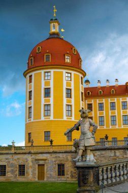  On iki. - 05. 2022 yılı. Moritzburg Kalesi Barok Kalesi. Moritzburg, Saksonya, Almanya.