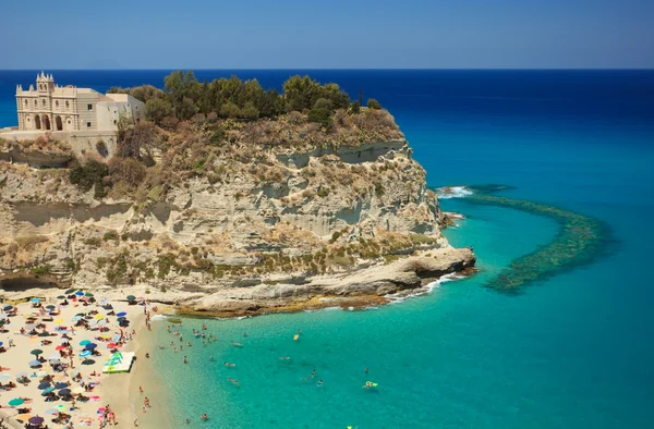 Utsikt over landskapet i Tropea – stockfoto