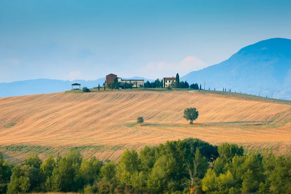 Tuscany landschap in Val d'Orcia — Stockfoto