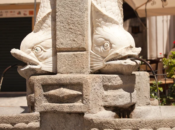 Fragmento de fuente en Tropea — Foto de Stock