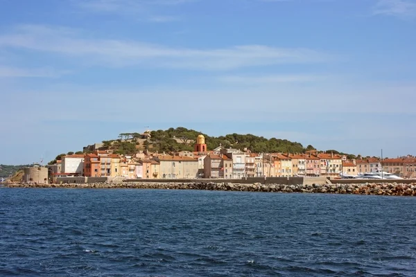 Morskich widok Saint-Tropez — Zdjęcie stockowe