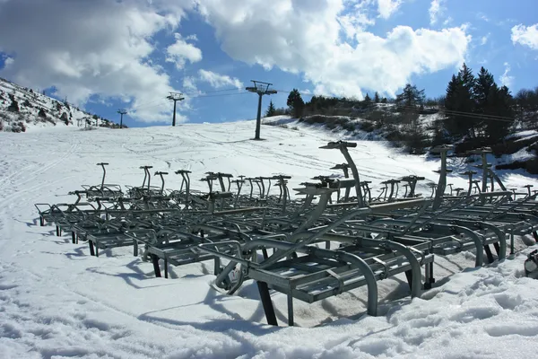 Sezon narciarski gotowy — Zdjęcie stockowe