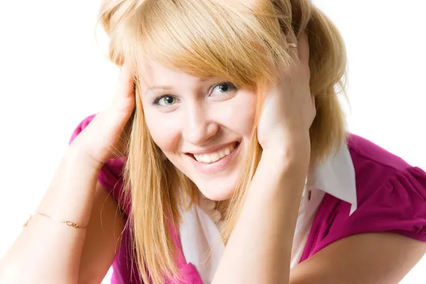 Smiling young woman — Stock Photo, Image