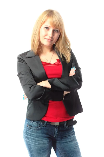 Young blond businesswoman — Stock Photo, Image