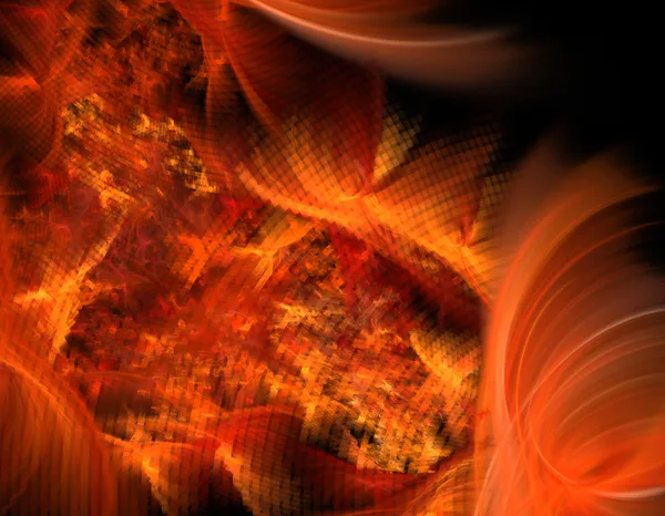 Fractal fire — Stock Photo, Image