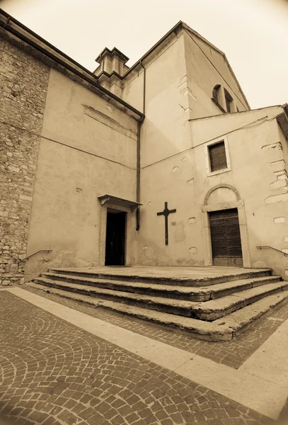 Church in sepia tone — Stock Photo, Image