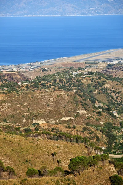 Uitzicht vanaf aspromonte — Stockfoto