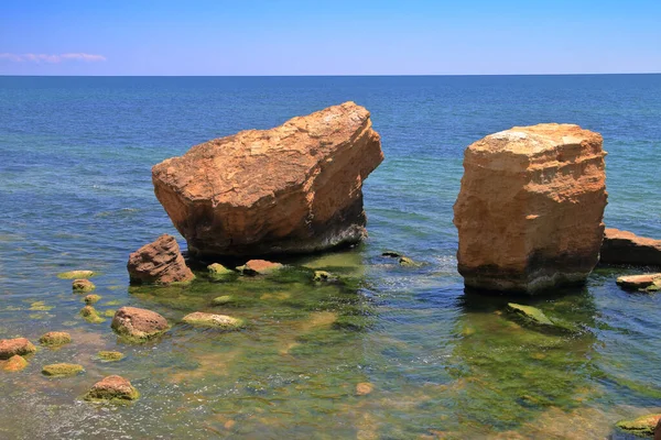 Das Foto Entstand Der Schwarzmeerküste Der Nähe Der Stadt Odessa — Stockfoto