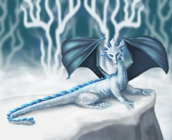 White Dragon — Stock Photo, Image