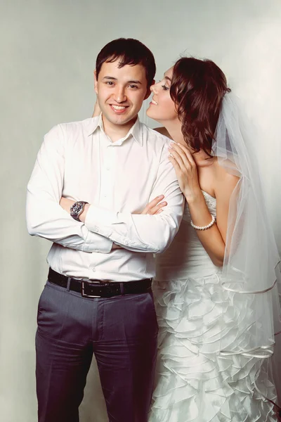 Groom and bride — Stock Photo, Image