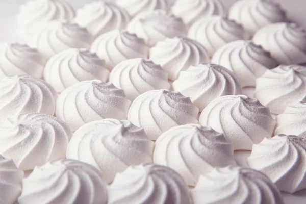 White meringue cake — Stock Photo, Image