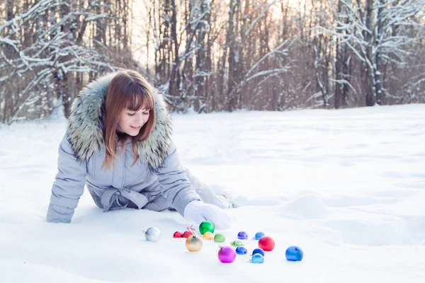 Fille dans le parc — Photo