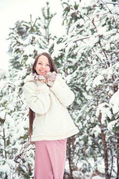 Retrato de inverno — Fotografia de Stock