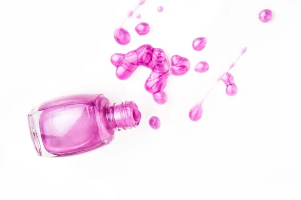 Bottle with nail polish — Stock Photo, Image
