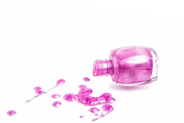 Bottle with nail polish — Stock Photo, Image