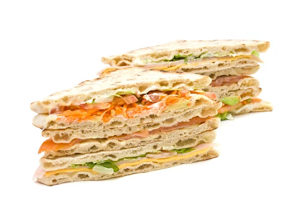 Grote sandwich — Stockfoto