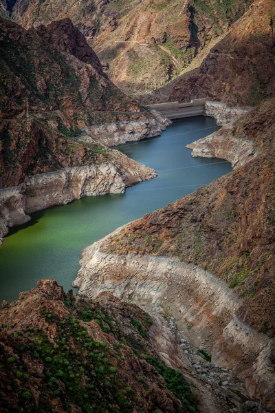 Dam in gran canaria — Stock Photo, Image