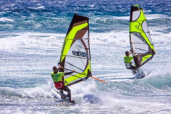 Windsurf em Gran Canaria . — Fotografia de Stock