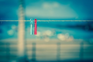 renkli clothespins