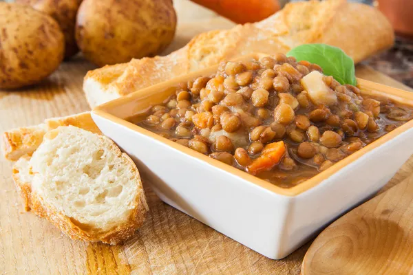 Zuppa di lenticchie — Foto Stock