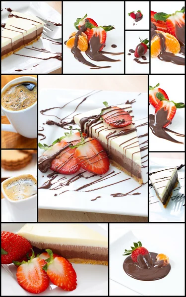 Sweet collage — Stock Photo, Image