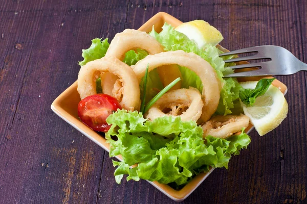 Calamari goreng — Stok Foto