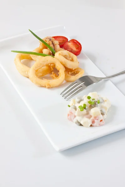 Fried Calamari — Stock Photo, Image