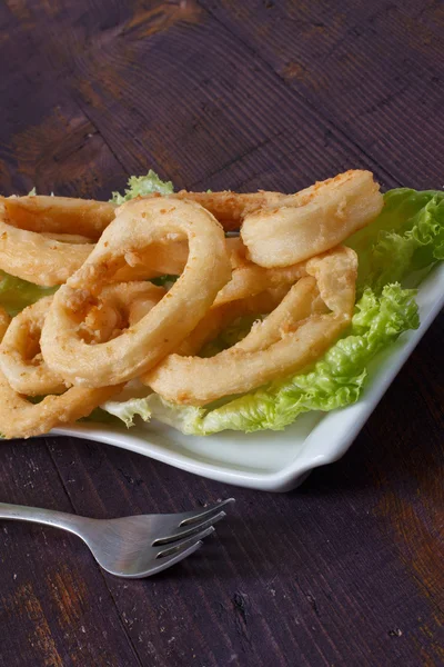 Fried Calamari — Fotografie, imagine de stoc