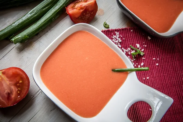 Tomato soup — Stock Photo, Image