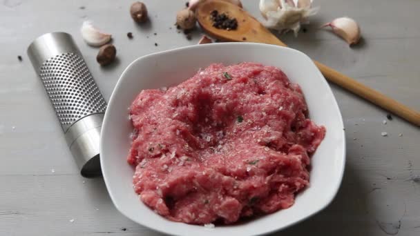 Filete tártaro — Vídeos de Stock