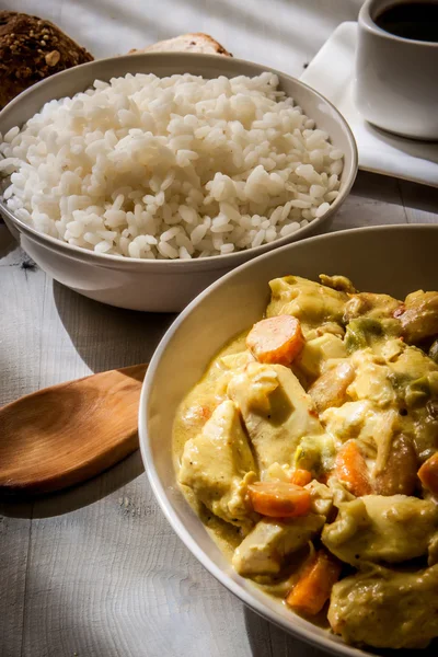 Hühnercurry — Stockfoto