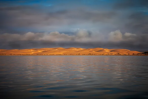 Lagün ve dunes — Stok fotoğraf